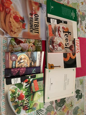 Diverse Kookboeken: Ontbijt, Brunch, Feest, Tapas & meer