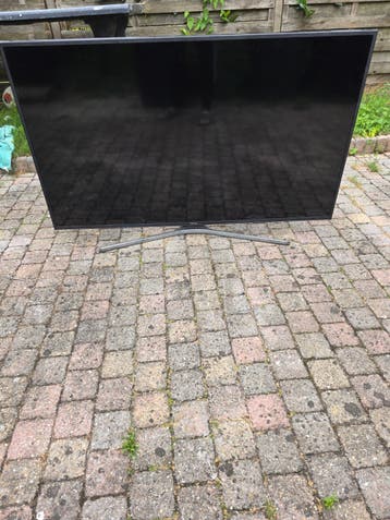 Gratis 55 inch TV met defect scherm