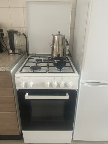Etna 50 cm gasfornuis met elektrische oven