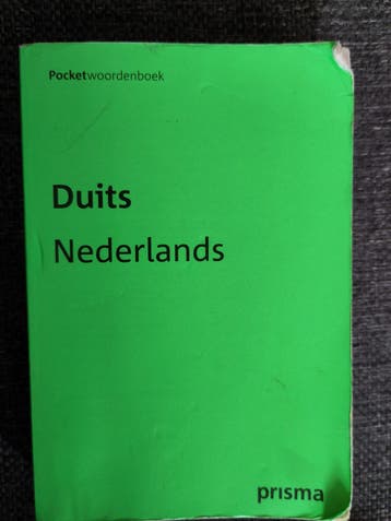 Prisma pocketwoordenboek Duits-Nederlands