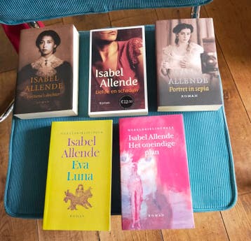 Boeken van de Chileense schrijfster Isabel Allende