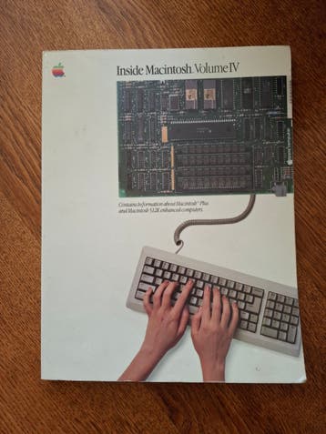 Inside Macintosh Vol. I, II, III, IV - Vintage Apple Boek