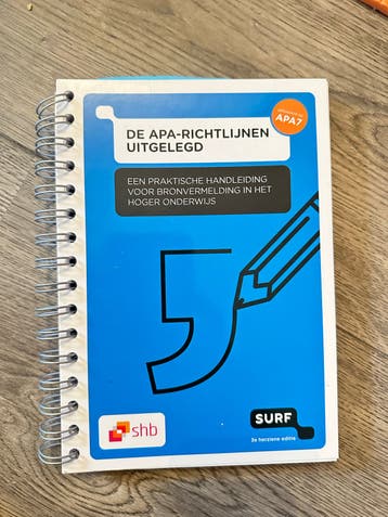 De APA-richtlijnen uitgelegd - 3e herziene editie