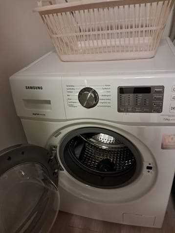 Wasmachine merk Samsung.
