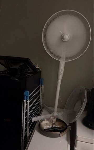 ventilator en wasrek gratis op te halen voor oud ijzer