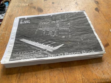 ARP 2600 Patch Book