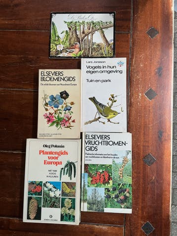 Natuurboeken: Bloemen, Planten, Vogels en Vruchtbomen