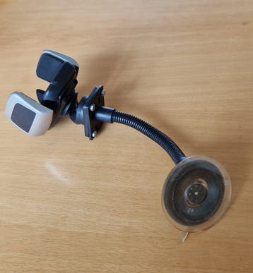 telefoonhouder voor in de auto, met zuignap
