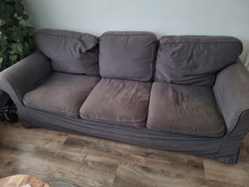 Ikea Ektorp 3-zitsbank donkergrijs (gratis af te halen)