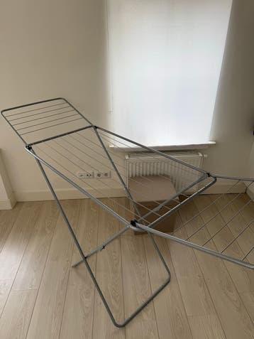 Gratis opvouwbaar wasrek - stevig metaal