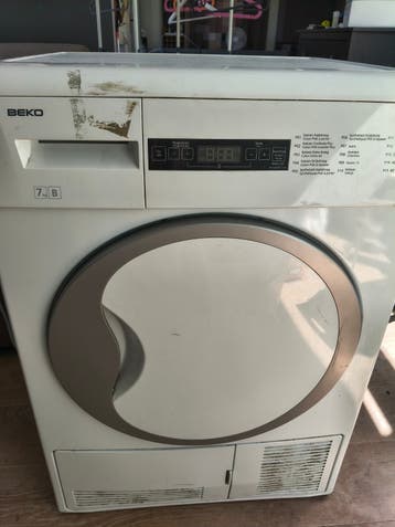 BEKO wasdroger met defect vilt