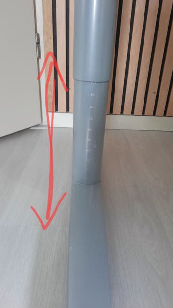 Wit hoekbureau, in hoogte verstelbaar, 160x120 cm