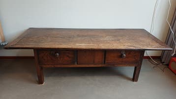 GRATIS AFHALEN! Houten tafel - TV meubel of salontafel