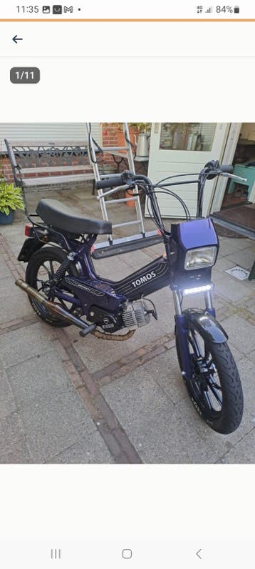 tomos frame gezocht met kenteken. en papieren alles kloppend