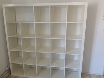 Witte Kallax kast met 25 vakken - IKEA