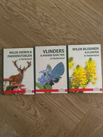 Natuurboeken Nederland: Dieren, Vlinders, Bloemen