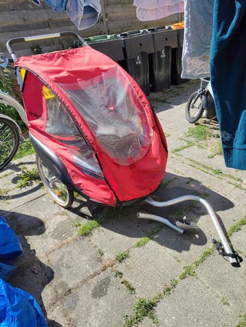 Winther Dolphin kinderfietskar - Rood
