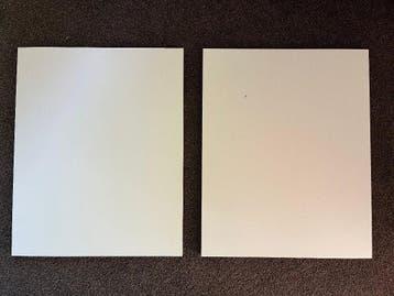 Twee planken voor Ikea Pax