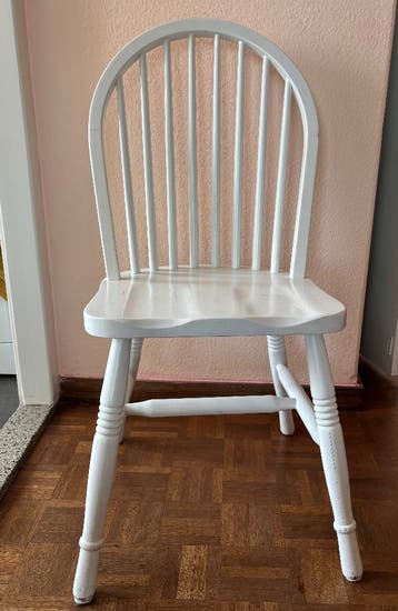 Witte eetkamerstoel