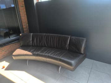 mooie lederen bank