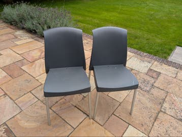 2x Scab Design Jenny stoelen - Antraciet
