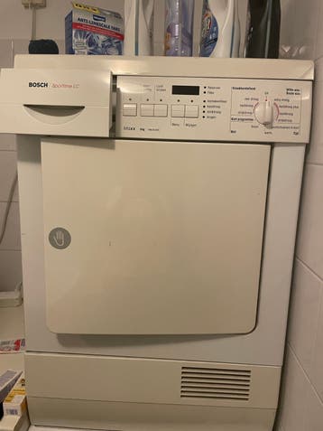 Bosch Sportline LC Maxx 6kg droger - reservoir vol melding