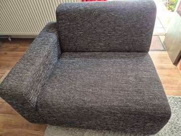 Comfortabele grijze fauteuil - ziet er nog goed uit