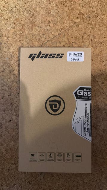 Glazen schermprotector Iphone 11Pro/X/XS