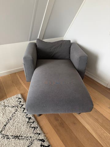 Gratis af te halen: Grijze chaise longue