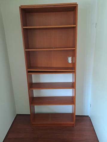 GRATIS Bruine Billy Boekenkast 200H x 80B x 28D