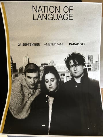 Nations of Language  concertposter Paradiso