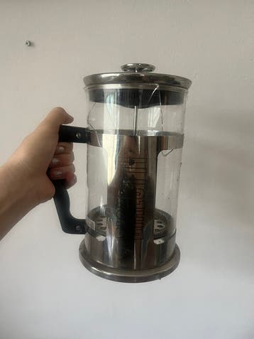 Bialetti French Press 1,5L 12 cups koffie GLAS KAPOT