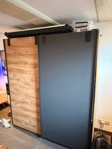 ophalen kast met schuifdeuren 200x180 Amsterdam schuifdeuren