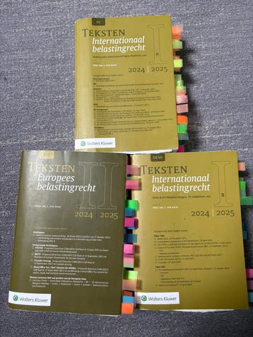 Teksten Internationaal & Europees Belastingrecht 2024/2025