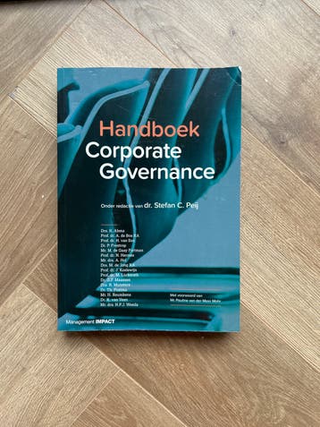GRATIS - Handboek Corporate Governance - Dr. Stefan C. Peij