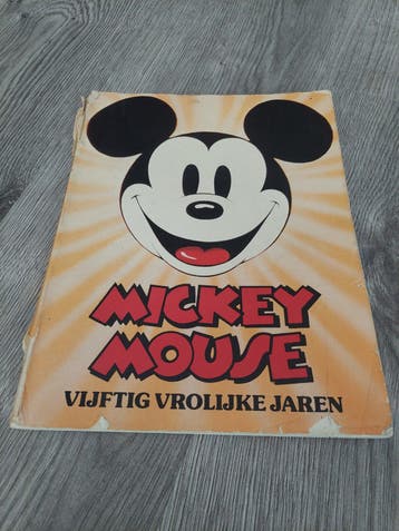 vintage stripboek 50 jaar  MICKEY MOUSE ( 1977)
