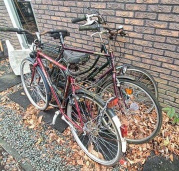 3 fietswrakken voor oud ijzer of restauratie