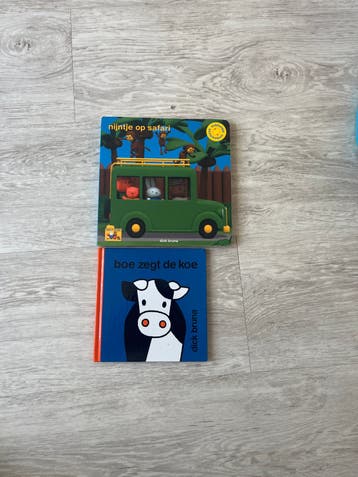 2 Dick Bruna Boekjes: Nijntje op Safari & Boe zegt de Koe