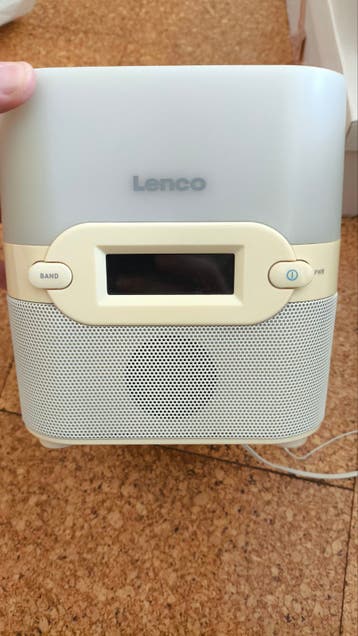 Lenco wekkerradio met regenboog/zonlicht functie