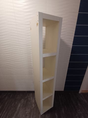 Ikea Kallax oud model wit - 190x35x38 cm