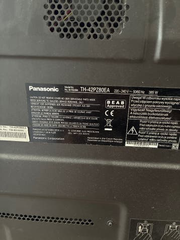 Tv Panasonic plasma