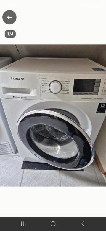 Samsung Wasmachine defect - maakt raar geluid