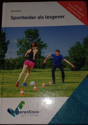 Lesboek Sportleider als lesgever - gratis afhalen