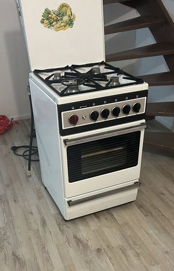 Etna gasfornuis met oven - Vrijstaand, 4 kookzones