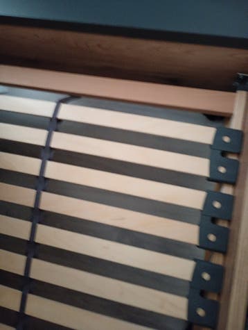140 bij 200 houtenbed