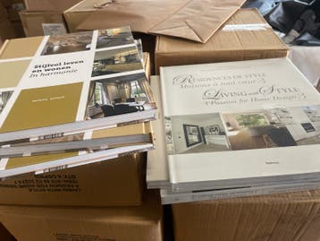 Woonboeken: Stijlvol leven, Living with Style, Dream Homes