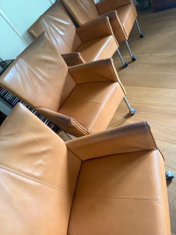 Eetkamerstoel luxe leer