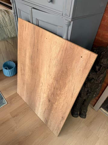Houten plank / tafelblad - lichtbruin 2x