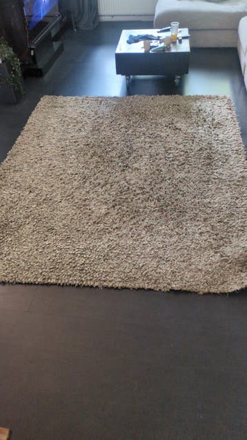 Bomate Vloerkleed - Beige/Bruin Shaggy Tapijt