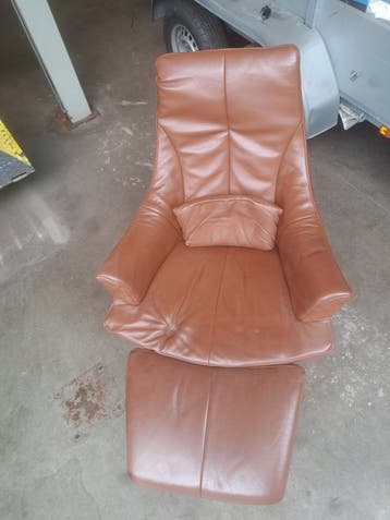 ligstoel  bruin